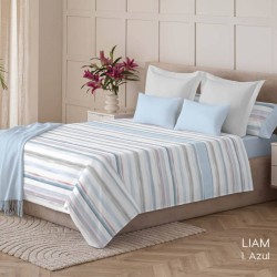 Juego de Sábanas Liam Azul...
