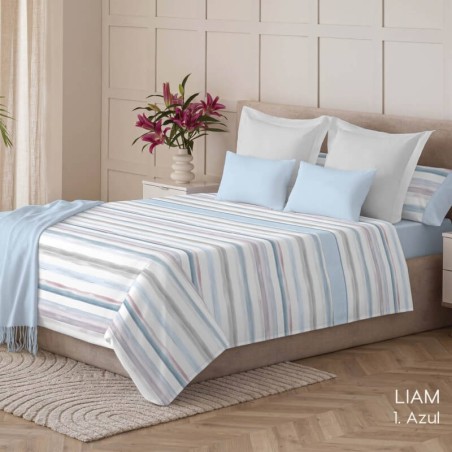 Juego de Sábanas Liam Azul Kabely