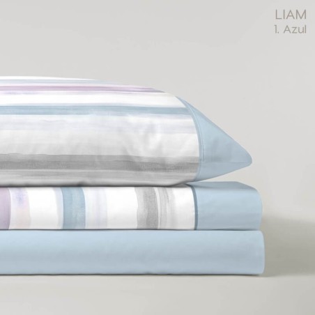Juego de Sábanas Liam Azul Kabely