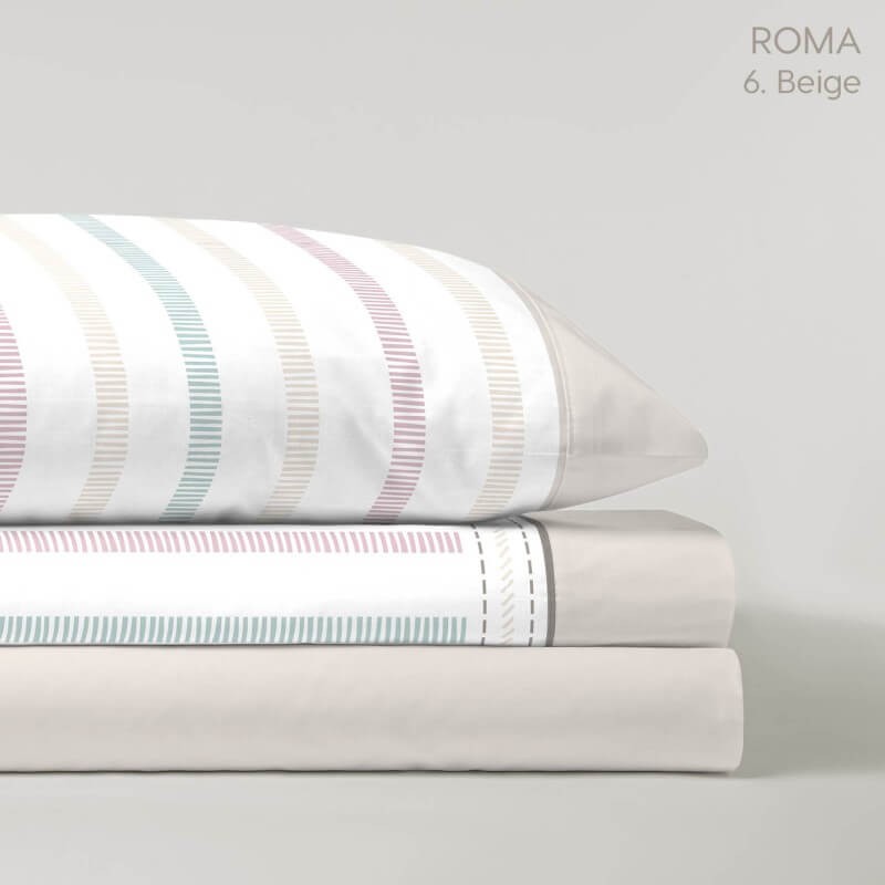 Juego de Sábanas Roma Beige Kabely