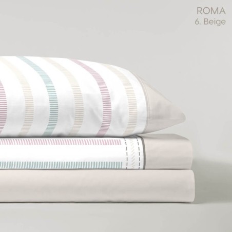 Juego de Sábanas Roma Beige Kabely