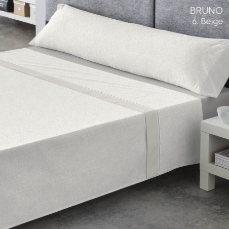 Juego de Sábanas Bruno Beige Pasata