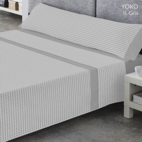 Juego de Sábanas Yoko Gris Pasata