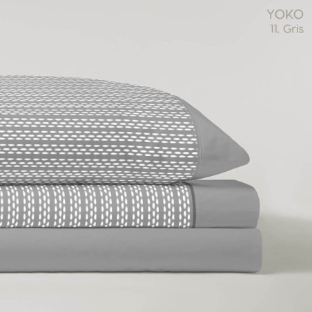 Juego de Sábanas Yoko Gris Pasata
