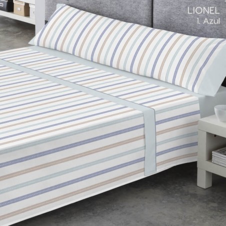 Juego de Sábanas Lionel Azul Pasata