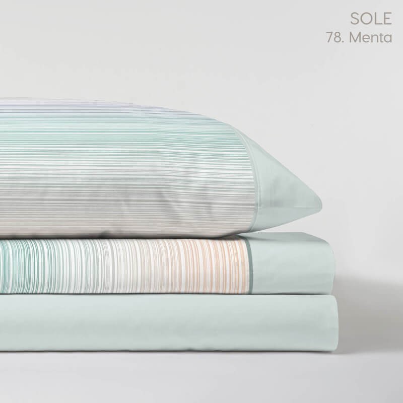 Juego de Sábanas Sole Menta Pasata