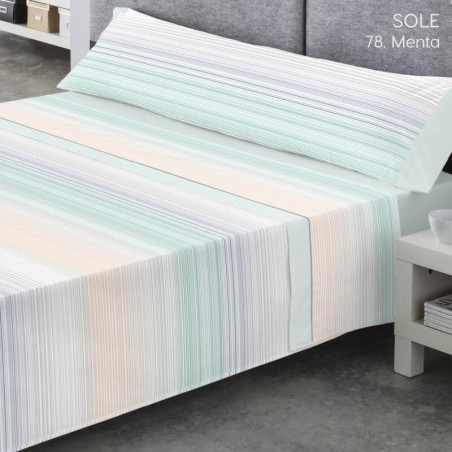 Juego de Sábanas Sole Menta Pasata