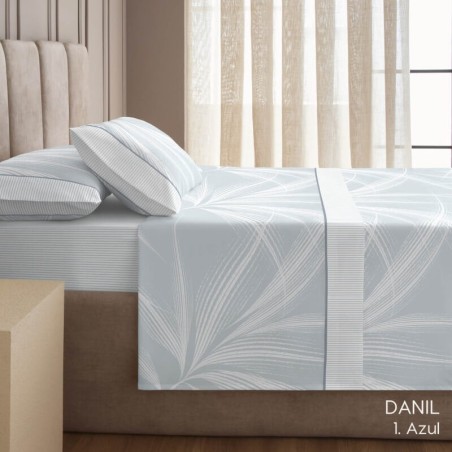 Juego de Sábanas Danil Azul Dart Luxe