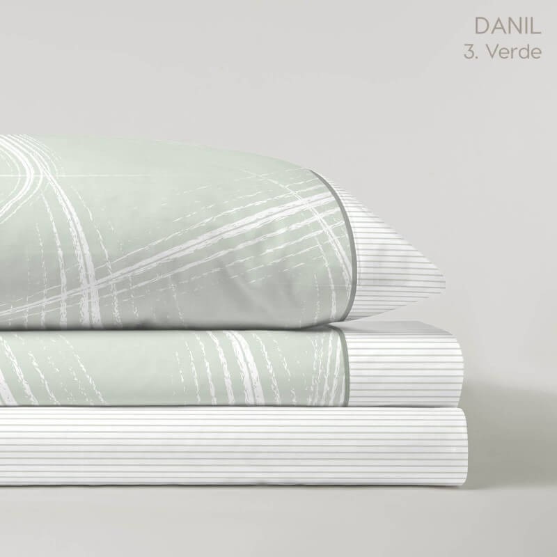 Juego de Sábanas Danil Verde Dart Luxe