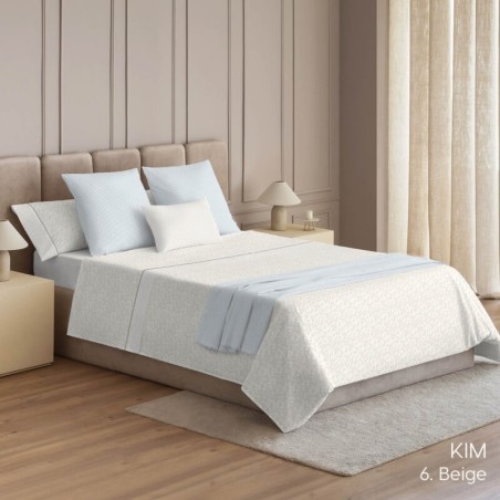 Juego de Sábanas Kim Beige Dart Luxe