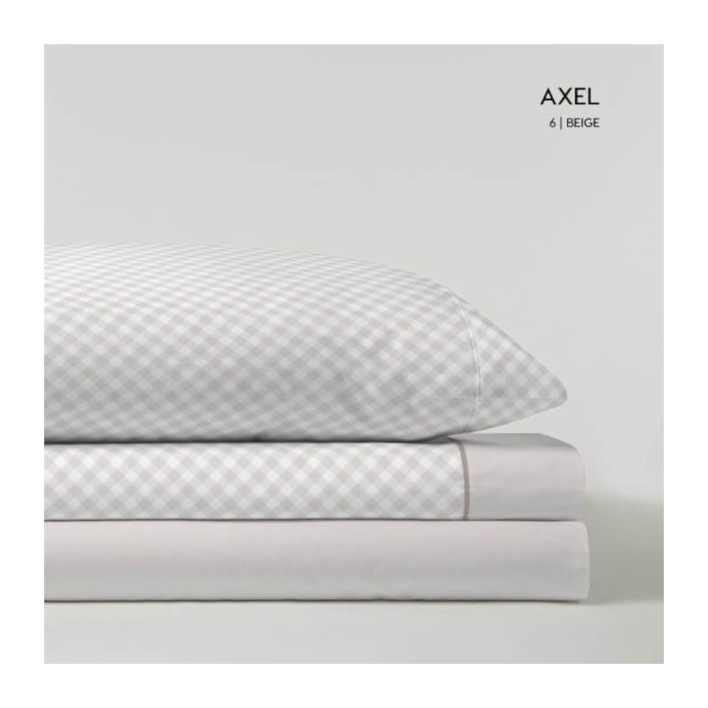 Juego de Sábanas Coralina Axel Beige Kabely Cama 120