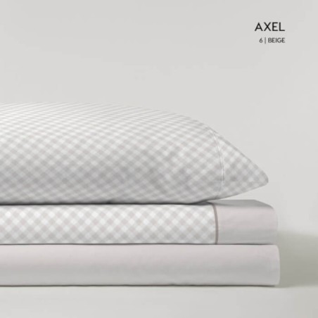 Juego de Sábanas Coralina Axel Beige Kabely Cama 120
