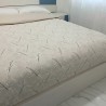 Funda Nórdica Cuna Bebe Hoja Natura Beige Royal Reversible 1 pieza Remetido la parte inferior