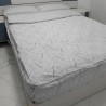 Saco Nórdico estampado Hoja Nature Gris Con Cremallera y Fuelle Royal interior gris perla