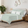 Juego de Sábanas Nico Menta 100% Algodón Serena Cotton Luxe