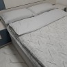 Saco Nórdico Bebé con diseño estampado Hoja Nature Gris Con Cremallera y Fuelle Royal interior gris perla