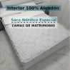 Saco Nórdico Hoja Nature Gris interior 100% Algodón 200 hilos Royal Cama de Matrimonio infantil con Cremallera y Fuelle