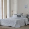 Colcha Jacquard Reversible Adeje Gris Confecciones Paula