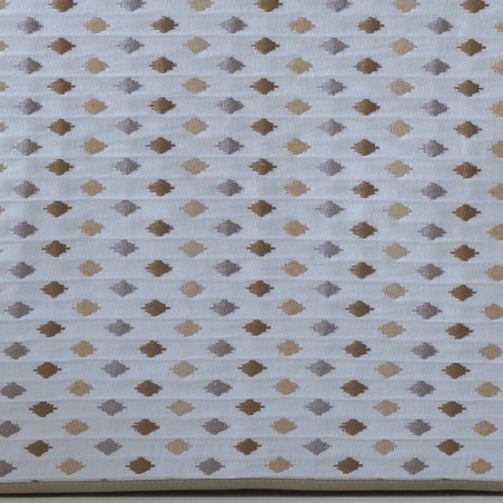Colcha Jacquard Reversible Teguise Beige Confecciones Paula