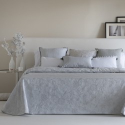 Colcha Jacquard Tejeda Gris...