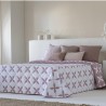 Colcha Jacquard Reversible Egina Rosa