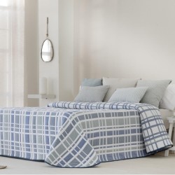 Colcha Jacquard Reversible Patmos Azul