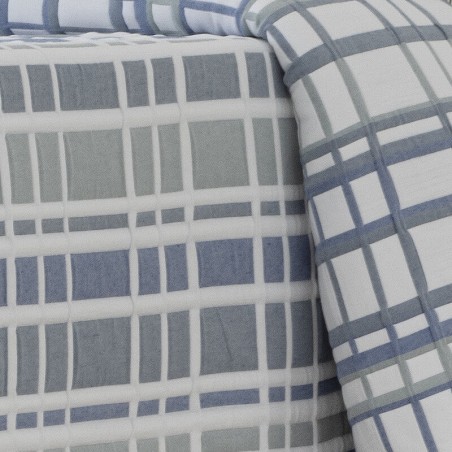 Colcha Jacquard Reversible Patmos Azul