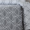 Colcha Jacquard Reversible Sauce Gris