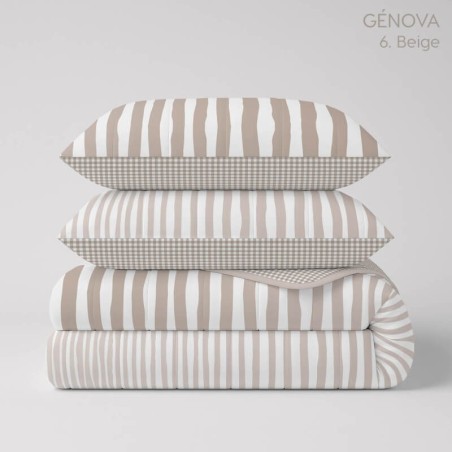 Colcha Bouti Reversible Genova Beige