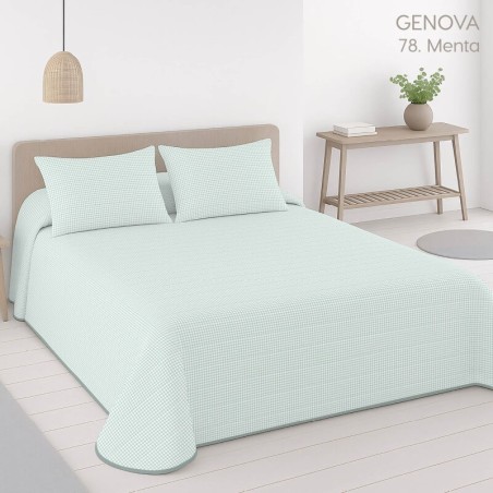 Colcha Bouti Reversible Genova Menta Serena