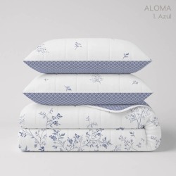 Colcha Bouti Reversible Aloma Azul