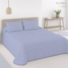 Colcha Bouti Reversible Aloma Azul reverso