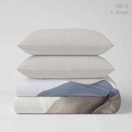 Colcha Bouti Reversible Nika Beige