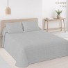 Colcha Bouti Prelavada y Reversible Casper Gris Reverso