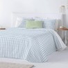 Colcha Bouti Reversible Cyntia Azul Reverso