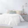 Colcha Bouti Reversible Kristin Naranja Anverso