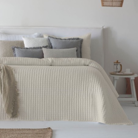 Colcha Bouti Azara Beige Fundeco