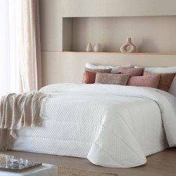 Colcha Bouti Jacquard Ilian Blanco Antilo