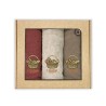 Paños de Cocina Pan Algodón 50x50 Pack 3