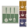 Paños de Cocina Jacquard Rizo Palas Algodón 50x50 Pack 4