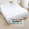 Protector Colchón Tencel Pantalón Forma V Cama Articulada Gemelar Largo 200 y altura 35 cm Impermeable Transpirable Royal