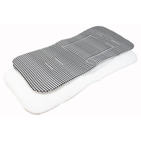 Colchoneta Ligera Silla de Paseo Vichy Negro