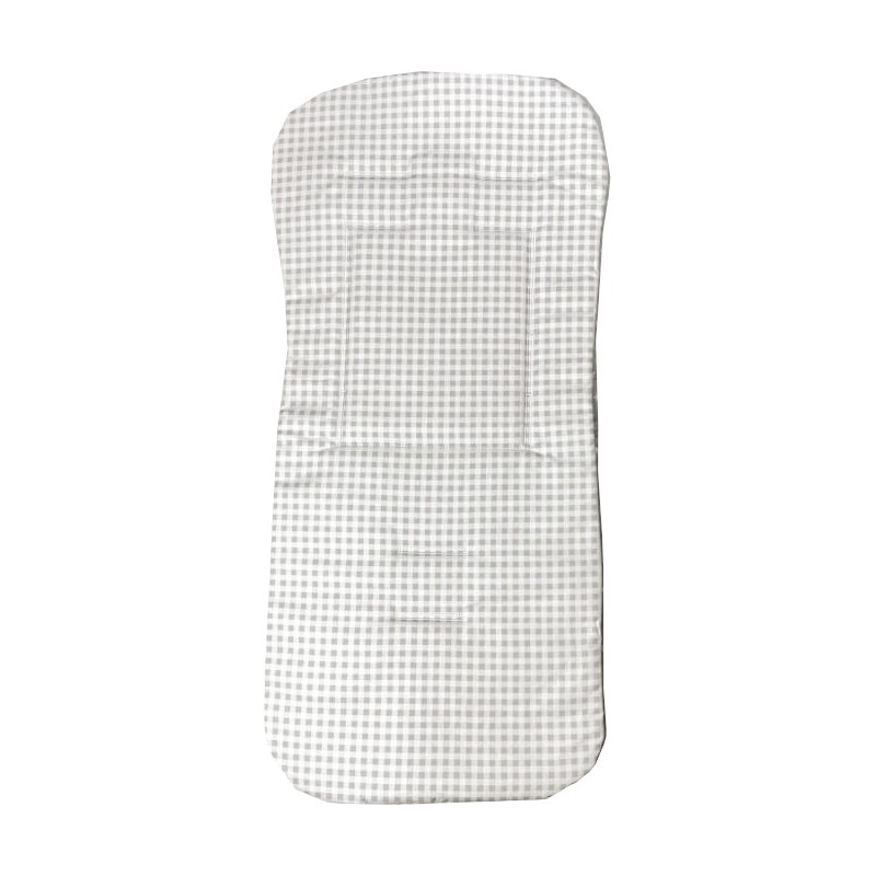 Colchoneta Ligera Silla de Paseo Vichy Gris