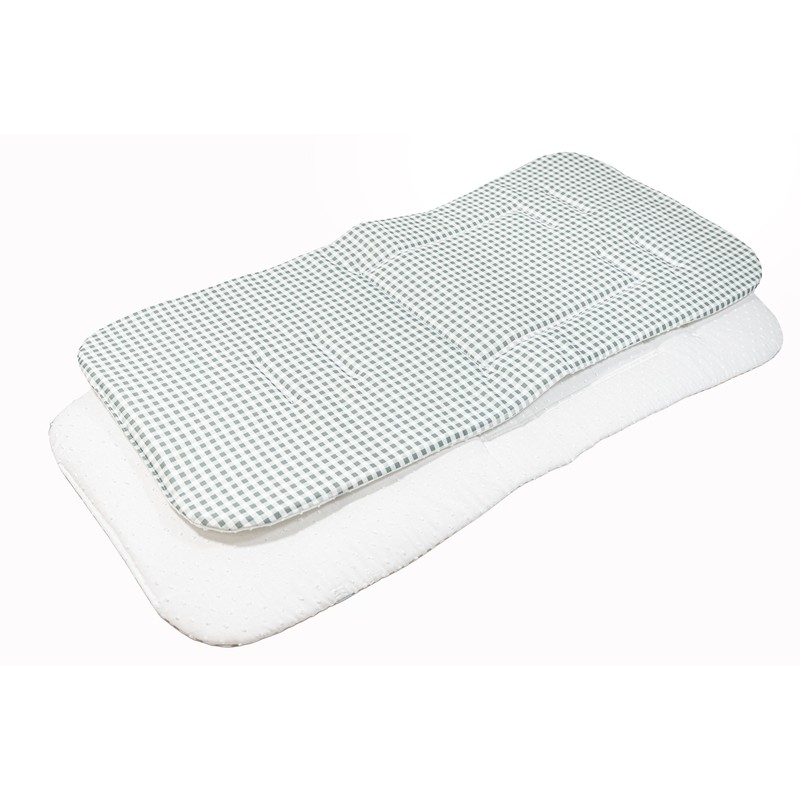 Colchoneta Ligera Silla de Paseo Vichy Verde