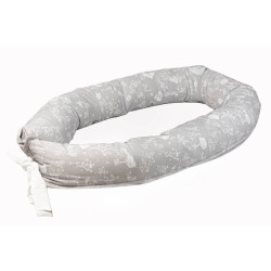 Cojín Nido Bebé Árbol Gris Denenes