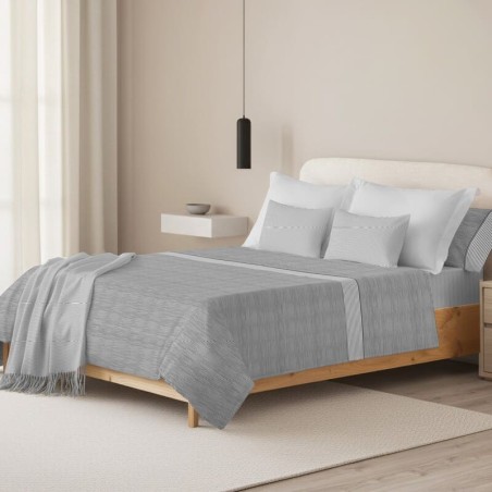 Juego de Sábanas Jimena 100% Algodón Serena Cotton Luxe Gris