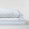Juego de Sábanas Neptuno Azul 100% Algodón Serena Cotton Luxe