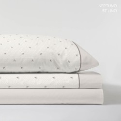 Juego de Sábanas Neptuno Lino 100% Algodón Serena Cotton Luxe