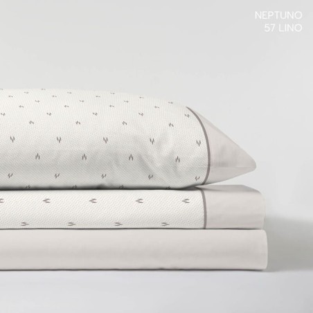 Juego de Sábanas Neptuno Lino 100% Algodón Serena Cotton Luxe
