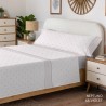 Juego de Sábanas Neptuno Violet Ice Serena Cotton Luxe 100% Algodón